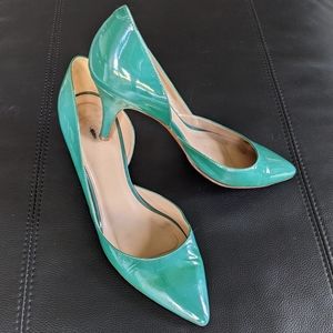 J CREW Valentina patent leather pump 9.5 dusty jad